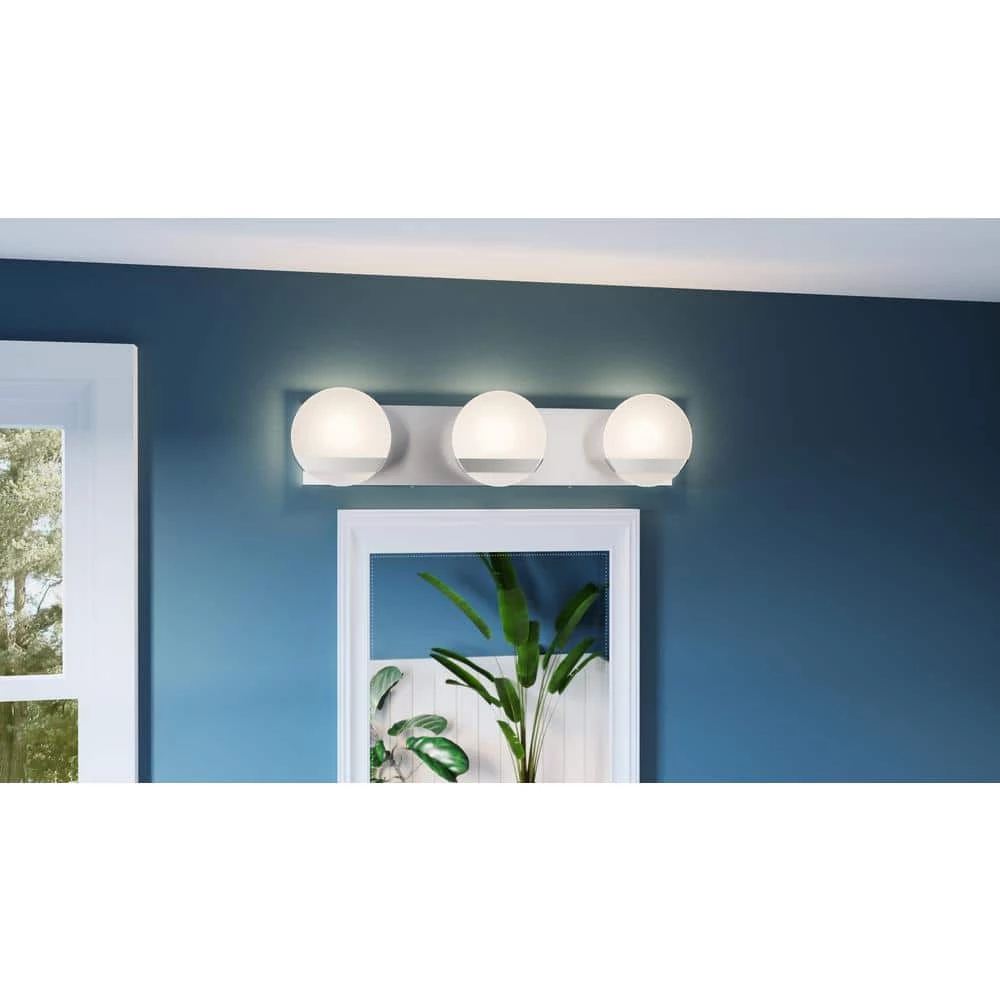 Tyleigh 24 in. 3-Light Polished Chrome Vanity Light by Quoizel 5 Tyleigh 24 in. 3-Light Polished Chrome Vanity Light by Quoizel - Image 3