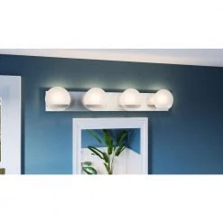 Tyleigh 32 in. 4-Light Polished Chrome Vanity Light by Quoizel -Quoizel Sales polished chrome quoizel vanity lighting pctyl8632c c3 1000