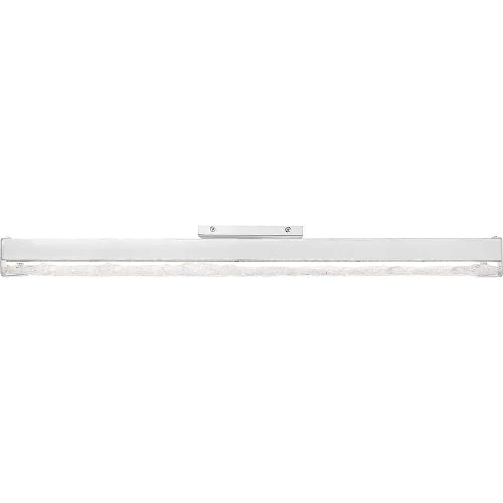 Winter 32 in. Polished Chrome Integrated LED Vanity Light by Quoizel 6 Winter 32 in. Polished Chrome Integrated LED Vanity Light by Quoizel - Image 4