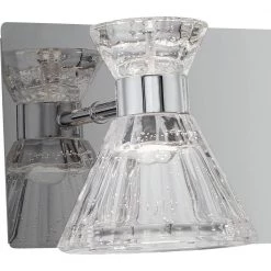 Zuri 3-Light Polished Chrome LED Vanity Light Bar by Quoizel -Quoizel Sales polished chrome quoizel vanity lighting pczur8622c 44 1000