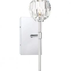 Regalia 1-Light Polished Chrome Wall Sconce by Quoizel