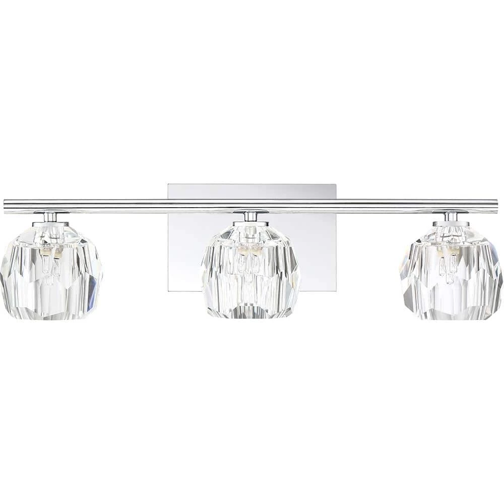 Regalia 3-Light Polished Chrome Vanity Light by Quoizel 5 Regalia 3-Light Polished Chrome Vanity Light by Quoizel - Image 3