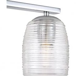 Realm 3-Light Polished Chrome Vanity Light by Quoizel -Quoizel Sales polished chrome quoizel vanity lighting rlm8603c 1f 1000