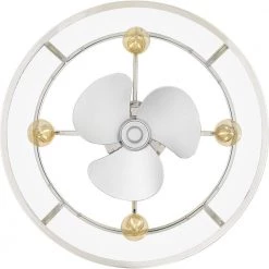 Barlow 22 in. 4-Light Polished Nickel Ceiling Fan with Light by Quoizel -Quoizel Sales polished nickel quoizel ceiling fans with lights baw3122pk 44 1000