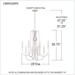 Cabry 8-Light Polished Nickel Chandelier by Quoizel 18 Cabry 8-Light Polished Nickel Chandelier by Quoizel -Quoizel Sales polished nickel quoizel chandeliers cbr5028pk 76 1000