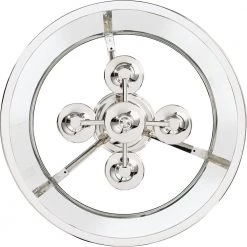 Barlow 4-Light Polished Nickel Semi-Flush Mount by Quoizel -Quoizel Sales polished nickel quoizel flush mount lights baw1716pk 1f 1000