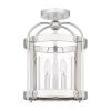 McPherson 14 in. 3-Light Polished Nickel Semi-Flush Mount with Clear Glass by Quoizel 2 McPherson 14 in. 3-Light Polished Nickel Semi-Flush Mount with Clear Glass by Quoizel -Quoizel Sales polished nickel quoizel flush mount lights mcp1714pk 64 1000