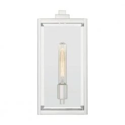 Ferguson 1-Light Polished Nickel Sconce by Quoizel