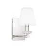 Kelsey Glen 1-Light Polished Nickel Wall Sconce by Quoizel