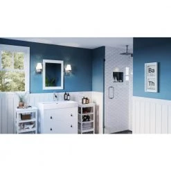 Kelsey Glen 1-Light Polished Nickel Wall Sconce by Quoizel -Quoizel Sales polished nickel quoizel vanity lighting kls8605pk c3 1000