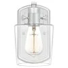 Ledger 1-Light Polished Nickel Sconce by Quoizel 1 Ledger 1-Light Polished Nickel Sconce by Quoizel -Quoizel Sales polished nickel quoizel vanity lighting ldgr8605pk 64 1000