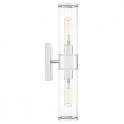 Nova 2-Light Polished Nickel Wall Sconce by Quoizel 14 Nova 2-Light Polished Nickel Wall Sconce by Quoizel -Quoizel Sales polished nickel quoizel vanity lighting qw16128pk 1f 1000