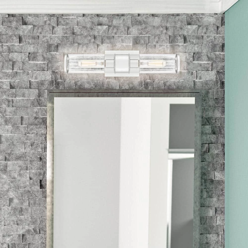 Nova 2-Light Polished Nickel Wall Sconce by Quoizel 10 Nova 2-Light Polished Nickel Wall Sconce by Quoizel - Image 8