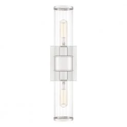 Nova 2-Light Polished Nickel Wall Sconce by Quoizel