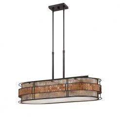 Laguna 3-Light Renaissance Copper Chandelier by Quoizel
