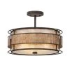 Laguna 3-Light Renaissance Copper Semi-Flush Mount by Quoizel -Quoizel Sales renaissance copper quoizel flush mount lights mc842src 64 1000