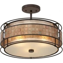 Laguna 3-Light Renaissance Copper Semi-Flush Mount by Quoizel 10 Laguna 3-Light Renaissance Copper Semi-Flush Mount by Quoizel -Quoizel Sales renaissance copper quoizel flush mount lights mc842src c3 1000
