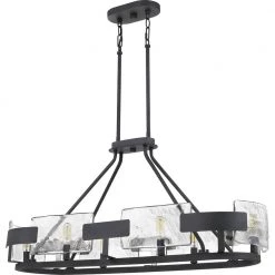Stratum 6-Light Royal Ebony Chandelier by Quoizel 8 Stratum 6-Light Royal Ebony Chandelier by Quoizel -Quoizel Sales royal ebony quoizel chandeliers stm638ba c3 1000