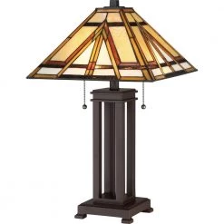 Gibbons 22.5 in. Russet Table Lamp by Quoizel