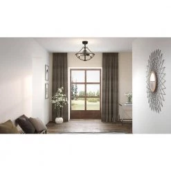 Quoizel Sales -Quoizel Sales rustic black quoizel ceiling fans with lights shr3123rk e1 1000