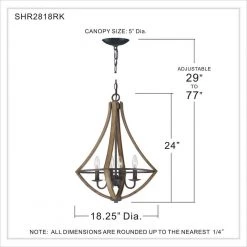 Shire 4-Light Rustic Black Pendant by Quoizel 11 Shire 4-Light Rustic Black Pendant by Quoizel -Quoizel Sales rustic black quoizel chandeliers shr2818rk 44 1000