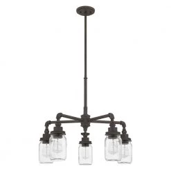Squire 5-Light Rustic Black Outdoor Chandelier by Quoizel 11 Squire 5-Light Rustic Black Outdoor Chandelier by Quoizel -Quoizel Sales rustic black quoizel outdoor chandeliers sqr3526rk 1f 1000