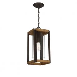 Marion Square 1-Light Black Outdoor Pendant Light by Quoizel -Quoizel Sales rustic black quoizel outdoor pendant lights msq1909rk 1f 1000