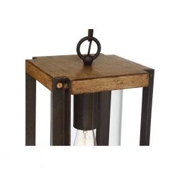 Marion Square 1-Light Black Outdoor Pendant Light by Quoizel -Quoizel Sales rustic black quoizel outdoor pendant lights msq1909rk 44 1000
