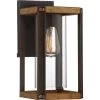 Marion Square 1-Light Black Outdoor Wall Lantern Sconce by Quoizel -Quoizel Sales rustic black quoizel outdoor sconces msq8407rk 64 1000