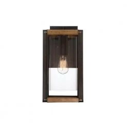 Marion Square 1-Light Black Outdoor Wall Lantern Sconce by Quoizel -Quoizel Sales rustic black quoizel outdoor sconces msq8409rk 4f 1000