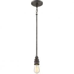 Squire 1-Light Rustic Black Mini Pendant by Quoizel 11 Squire 1-Light Rustic Black Mini Pendant by Quoizel -Quoizel Sales rustic black quoizel pendant lights sqr1504rk 1f 1000
