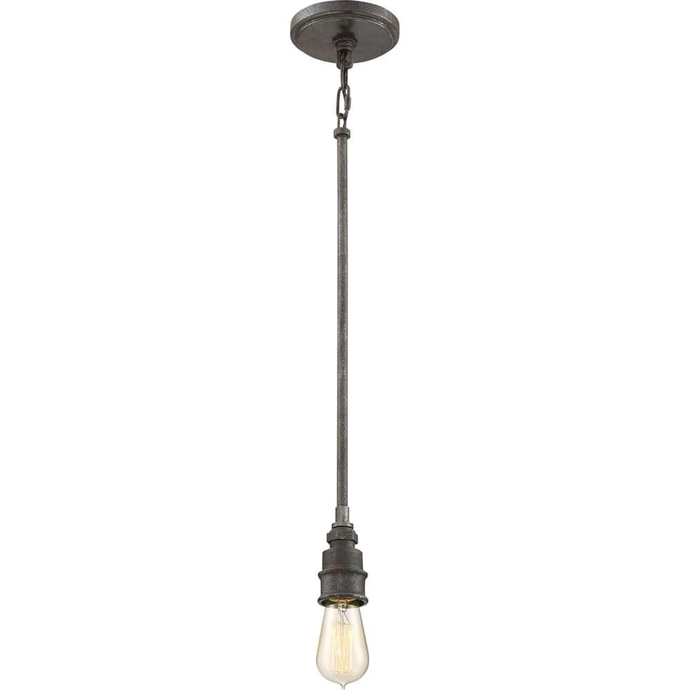 Squire 1-Light Rustic Black Mini Pendant by Quoizel 7 Squire 1-Light Rustic Black Mini Pendant by Quoizel - Image 5