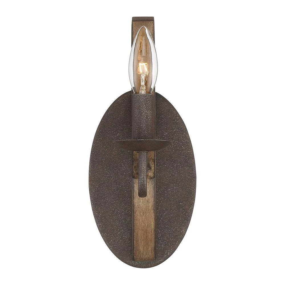 Shire 1-Light Rustic Black Wall Sconce by Quoizel 5 Shire 1-Light Rustic Black Wall Sconce by Quoizel - Image 3