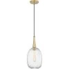 Samson 1-Light Satin Brass Mini Pendant by Quoizel -Quoizel Sales satin brass quoizel pendant lights qpp5273y 64 1000