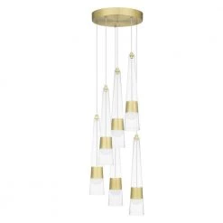 Zia 13 in. Satin Gold LED Pendant by Quoizel 13 Zia 13 in. Satin Gold LED Pendant by Quoizel -Quoizel Sales satin gold quoizel chandeliers pczia2813sd c3 1000