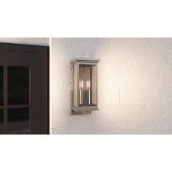 Gardner 1-Light Stainless Steel Outdoor Wall Lantern Sconce by Quoizel -Quoizel Sales stainless steel quoizel outdoor sconces gar8408ss fa 1000