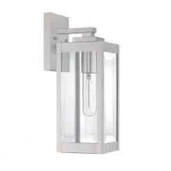 Westover 1-Light Stainless Steel Outdoor Wall Lantern Sconce by Quoizel 12 Westover 1-Light Stainless Steel Outdoor Wall Lantern Sconce by Quoizel -Quoizel Sales stainless steel quoizel outdoor sconces wvr8405ss c3 1000