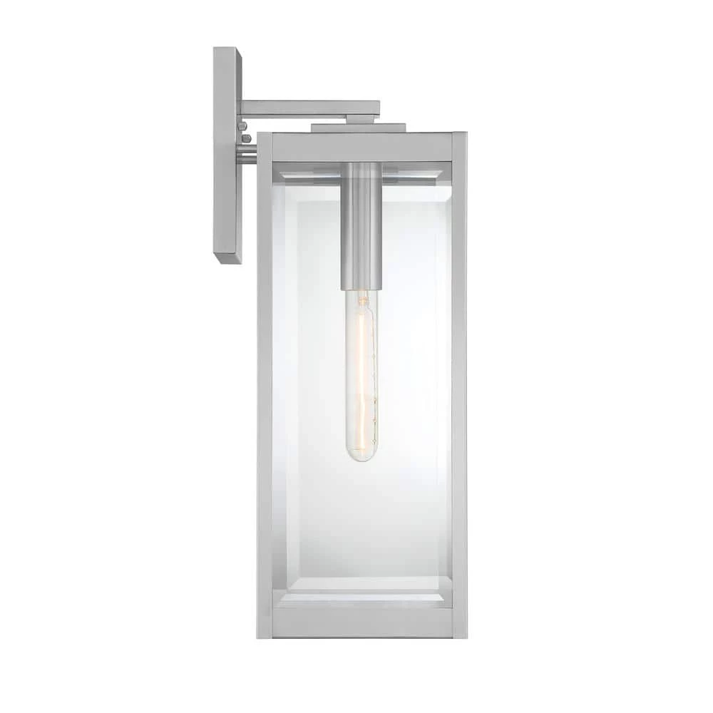 Westover 1-Light Stainless Steel Outdoor Wall Lantern Sconce by Quoizel 8 Westover 1-Light Stainless Steel Outdoor Wall Lantern Sconce by Quoizel - Image 6