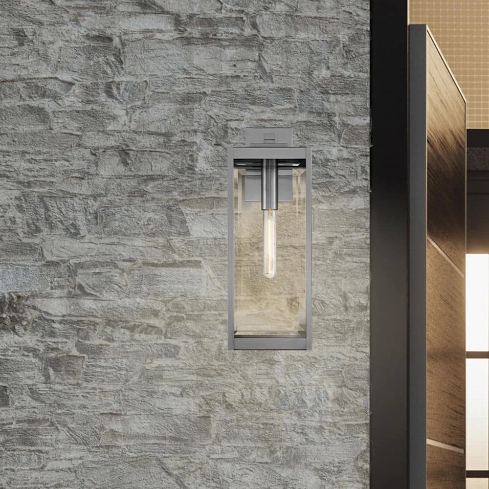 Westover 1-Light Stainless Steel Outdoor Wall Lantern Sconce by Quoizel 10 Westover 1-Light Stainless Steel Outdoor Wall Lantern Sconce by Quoizel - Image 8