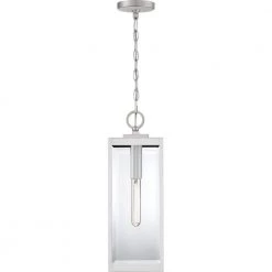 Westover 1-Light Stainless Steel Chandelier with Clear Beveled Glass by Quoizel 13 Westover 1-Light Stainless Steel Chandelier with Clear Beveled Glass by Quoizel -Quoizel Sales stainless steel quoizel pendant lights wvr1507ss 4f 1000
