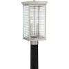 Gardner 1-Light Stainless Steel Outdoor Post Lantern by Quoizel 2 Gardner 1-Light Stainless Steel Outdoor Post Lantern by Quoizel -Quoizel Sales stainless steel quoizel post light sets gar9008ss 64 1000