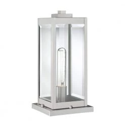 Westover 1-Light Stainless Steel Outdoor Post Lantern by Quoizel -Quoizel Sales stainless steel quoizel post light sets wvr9106ss c3 1000