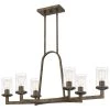 Antonin 6-Light Statuary Bronze Island Light with Clear Seeded Glass by Quoizel 2 Antonin 6-Light Statuary Bronze Island Light with Clear Seeded Glass by Quoizel -Quoizel Sales statuary bronze quoizel chandeliers ant636su 64 1000