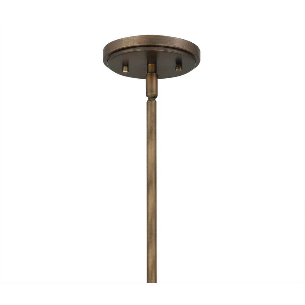 Calluna 1-Light Statuary Bronze Pendant with Opal Etched Glass by Quoizel 8 Calluna 1-Light Statuary Bronze Pendant with Opal Etched Glass by Quoizel - Image 7