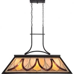 Asheville 3-Light Valiant Bronze Chandelier by Quoizel