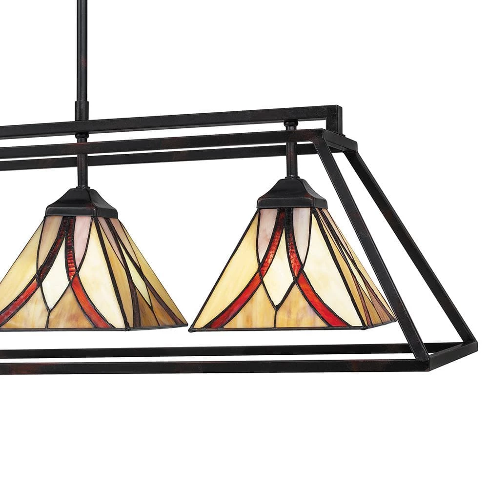 Asheville 4-Light Valiant Bronze Chandelier by Quoizel 7 Asheville 4-Light Valiant Bronze Chandelier by Quoizel - Image 5