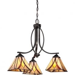 Asheville 3-Light Valiant Bronze Chandelier by Quoizel -Quoizel Sales valiant bronze quoizel chandeliers tfas5003va 1f 1000