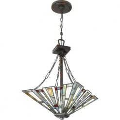 Maybeck 3-Light Valiant Bronze Pendant by Quoizel -Quoizel Sales valiant bronze quoizel chandeliers tfmk2817va 1f 1000