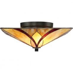 Asheville 15 in. 2-Light Valiant Bronze Flush Mount by Quoizel -Quoizel Sales valiant bronze quoizel flush mount lights tfas1615va 1f 1000