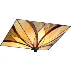 Asheville 15 in. 2-Light Valiant Bronze Flush Mount by Quoizel -Quoizel Sales valiant bronze quoizel flush mount lights tfas1615va 4f 1000
